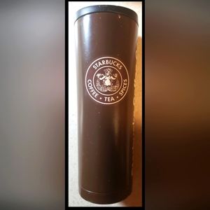 Starbucks Heritage 2016 Siren Brown Stainless Steel Travel Tumbler 20Oz